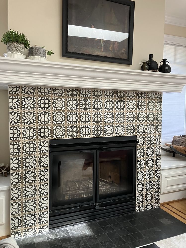 Mosaic Fireplace by South Bay Tile